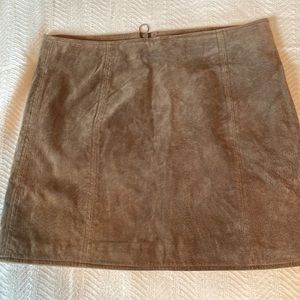 Lined suede skirt- BlankNYC brand
